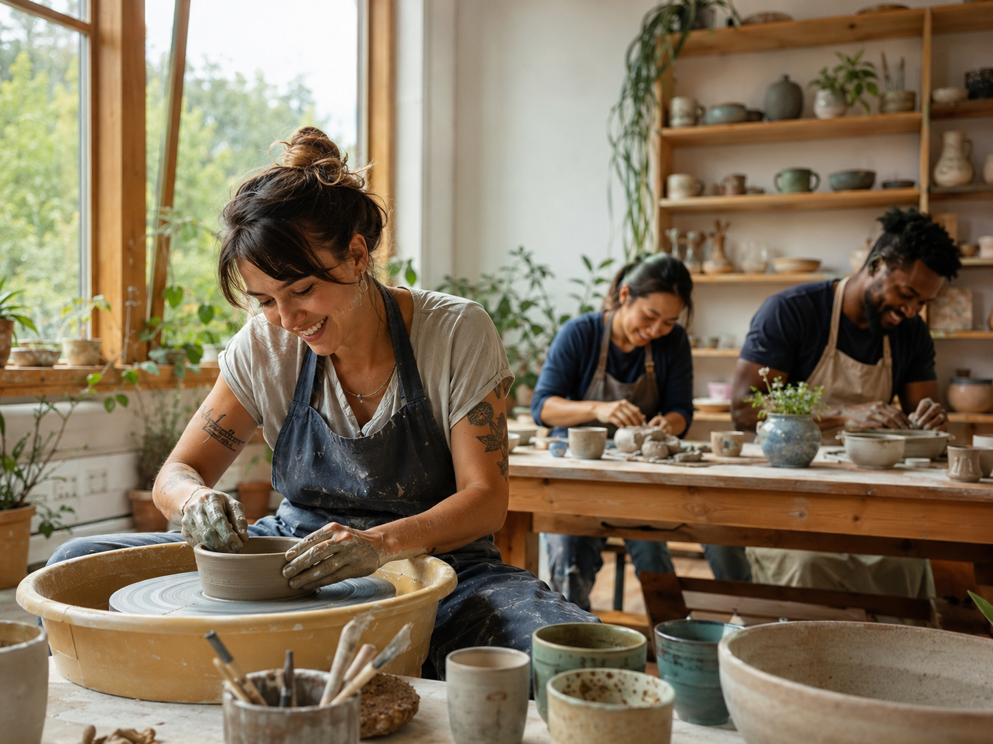 Pottery workshop studio
